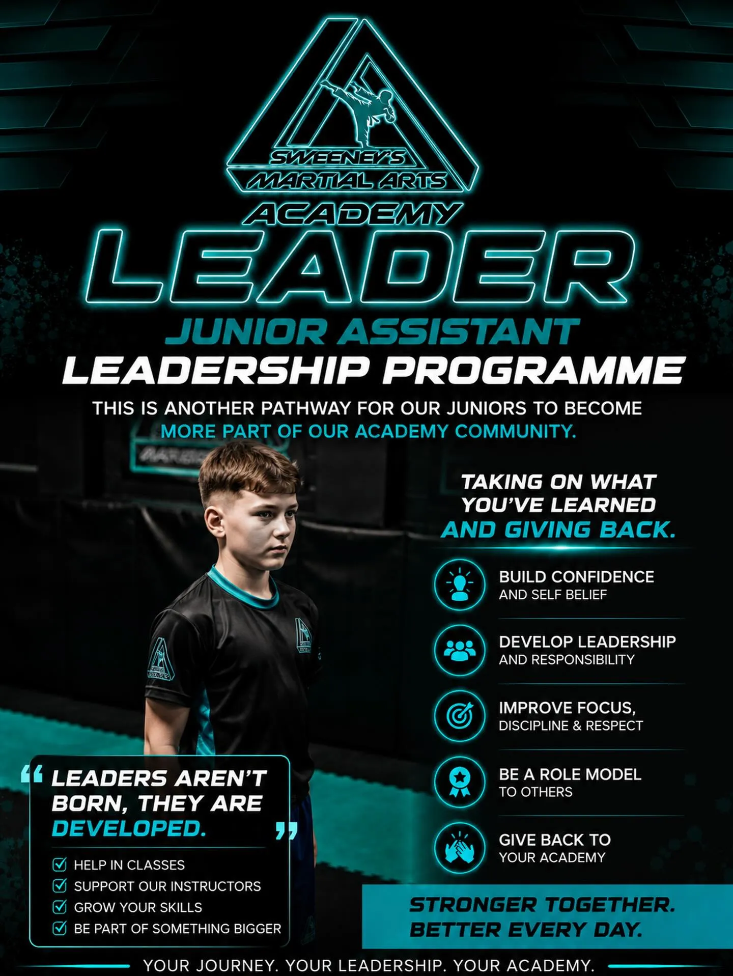 Junior assistant leadership programme poster